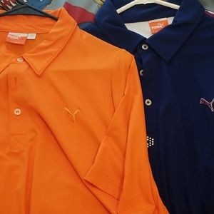 Lot of 2 Puma Golf Shirts Size XL. Bundle them
